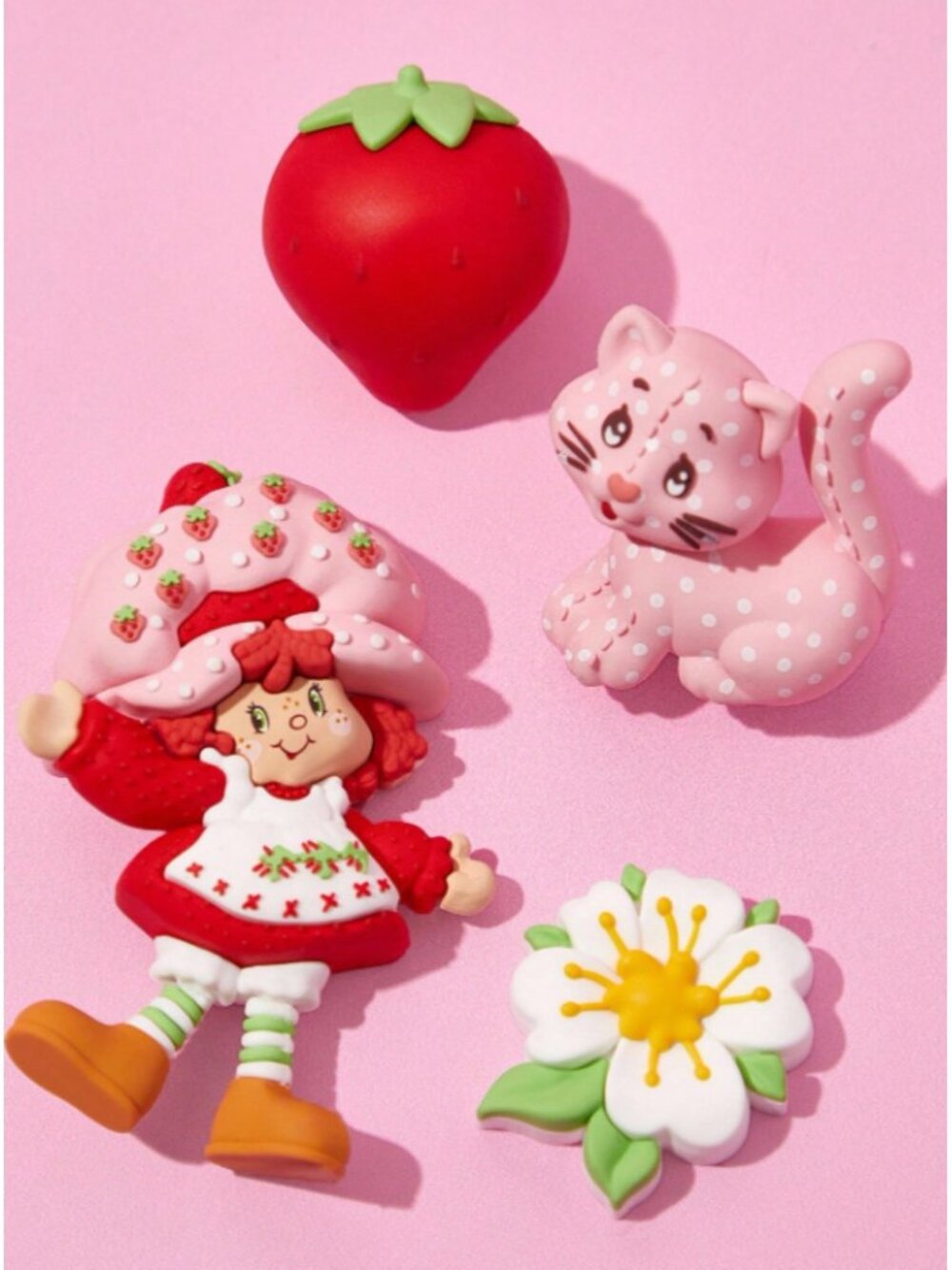 Strawberry Shortcake Inspired Refrigerator Magnet Set 4-PieceStrawberry Doll